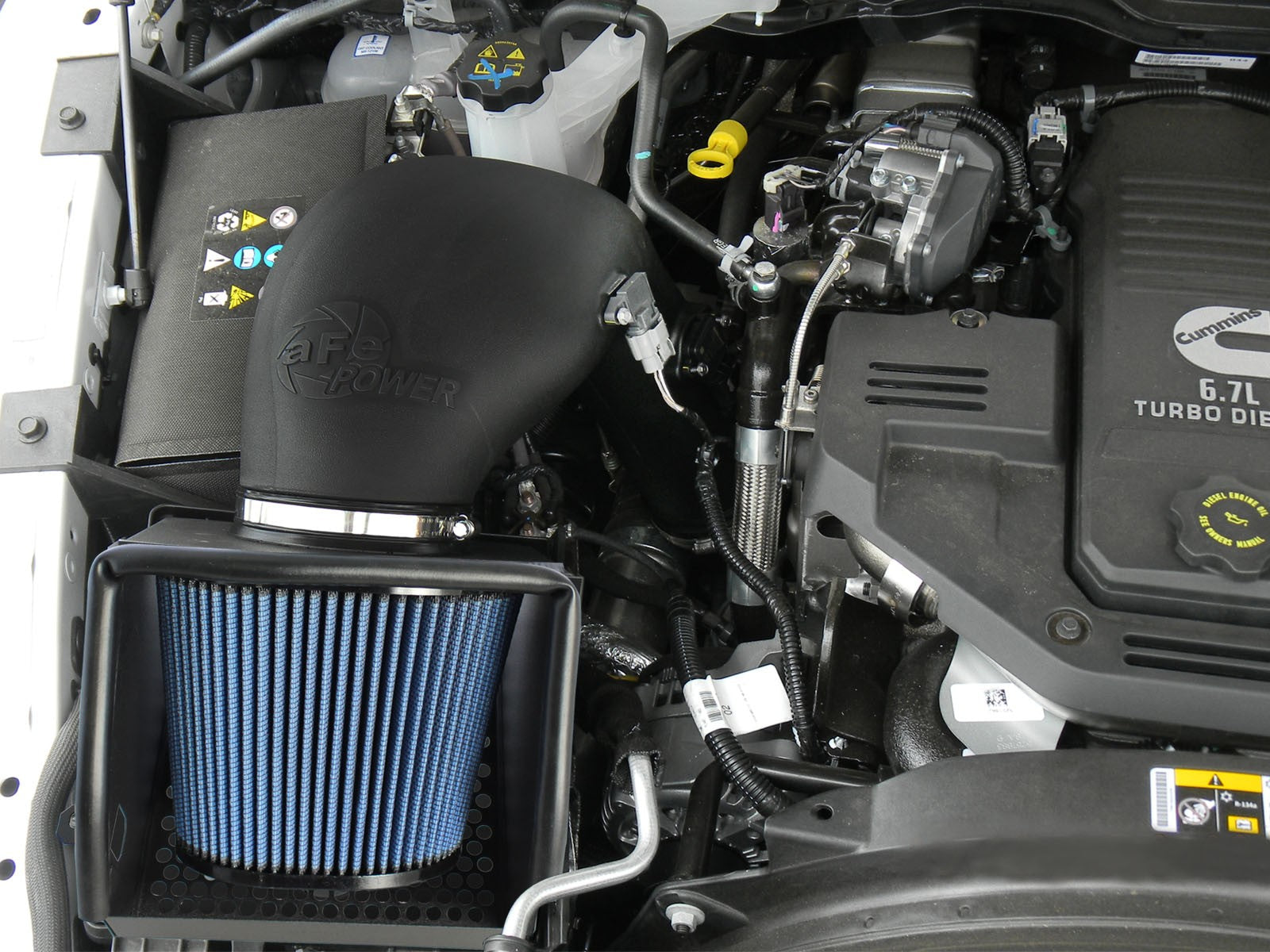 aFe Power 54-32412 Cold Air Intake Stage 2 Pro 5R For Dodge Cummins 6.7L 13-18 - sunny-diesel-performance
