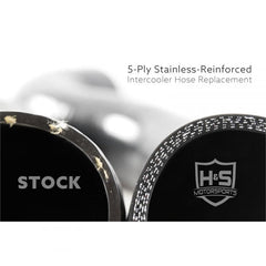 H&S MOTORSPORTS 122008 INTERCOOLER PIPE UPGRADE (OEM REPLACEMENT) 2017-2019 6.7 Powerstroke - sunny-diesel-performance