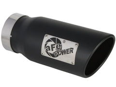 AFE 49T40501-B12 BLACK 4" EXHAUST TIP | UNIVERSAL - sunny-diesel-performance