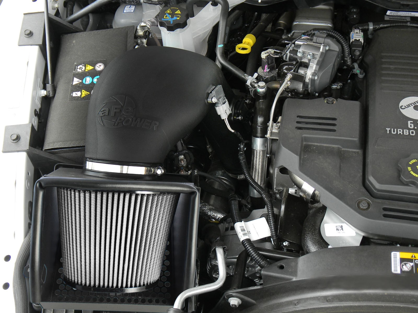 AFE Dry Filter Cold Air Intake for 2013-2018 Ram 2500/3500 6.7L Cummins 51-32412 - sunny-diesel-performance