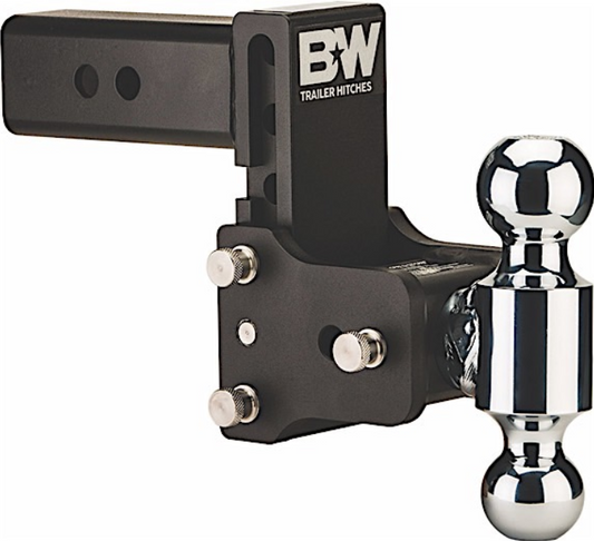 B&W TRAILER HITCH 5IN DROP 5.5IN RISE 2IN & 2 5/16IN BALLS