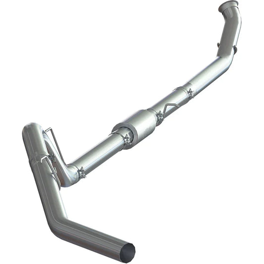 1999-2003 7.3 turbo back 4" with muffler ALUMINIZED