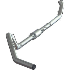 1999-2003 7.3 turbo back 4" with muffler ALUMINIZED